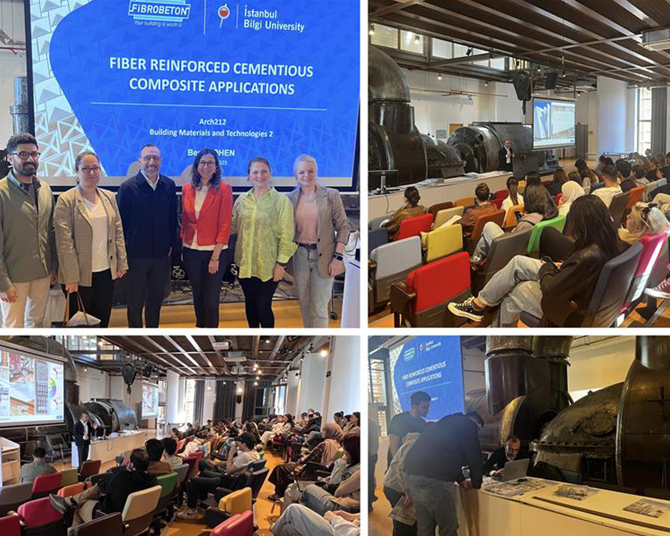 FİBROBETON MEETS FUTURE ARCHITECTS AT BİLGİ UNIVERSITY