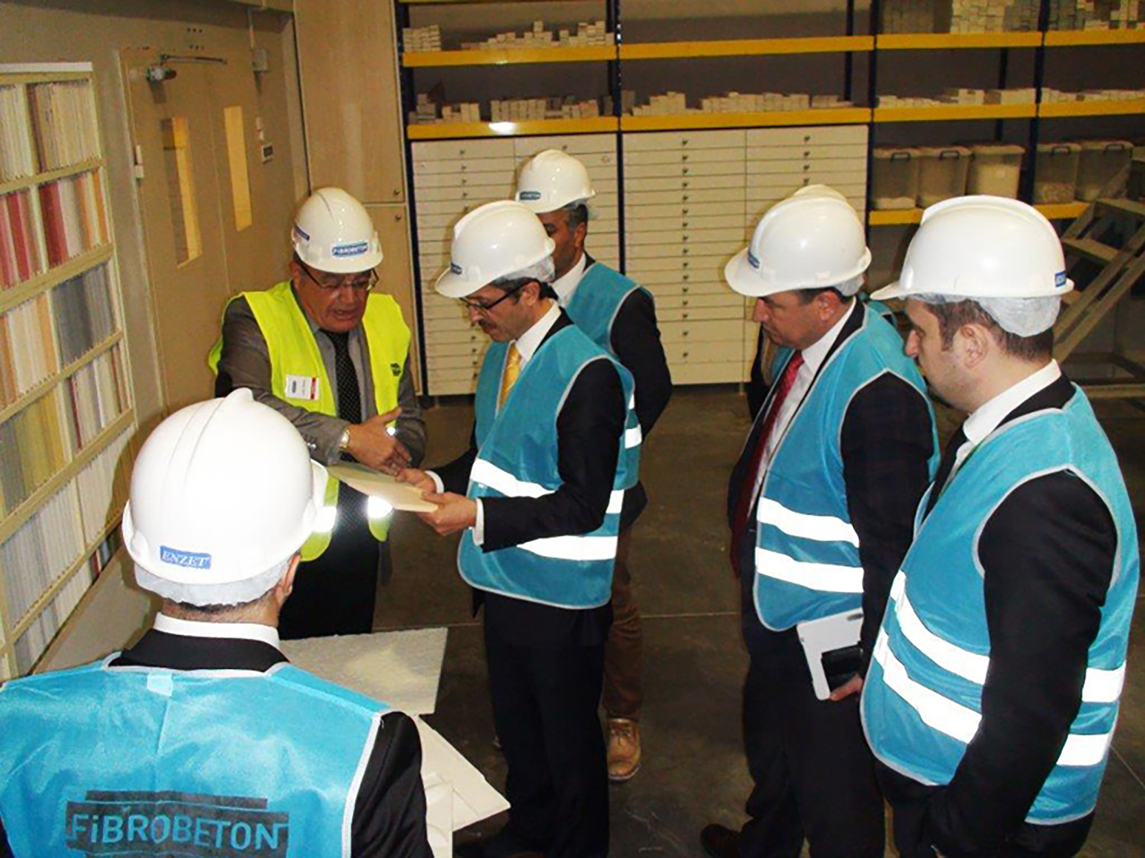 Fibrobeton Visit To Fibrobeton Duzce Plant From Ministry Of Science, Industry And Technology Delegation
